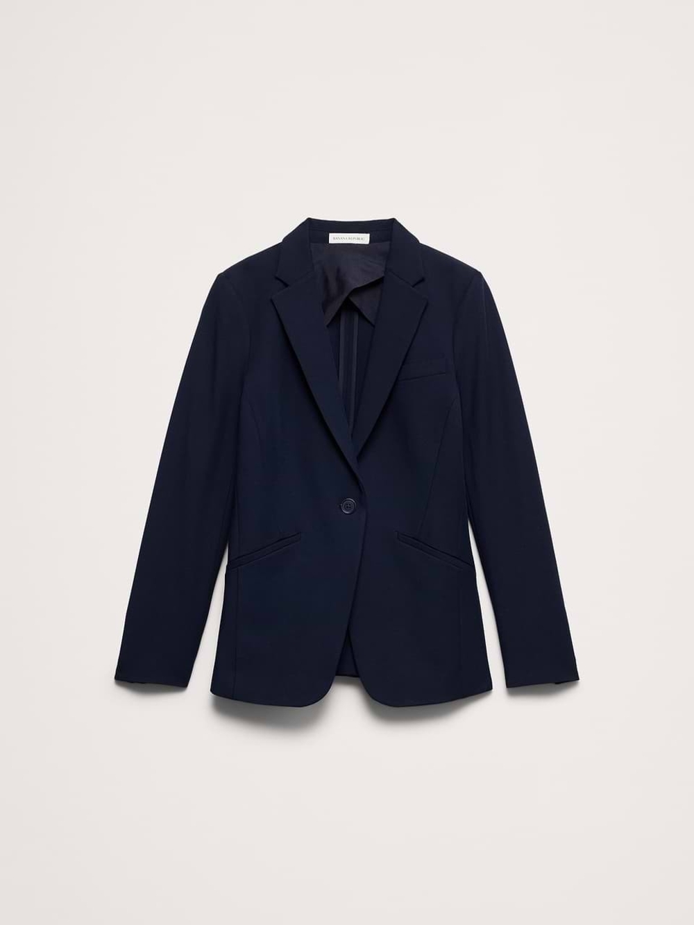 Banana Republic Factory Navy Single-Button Blazer